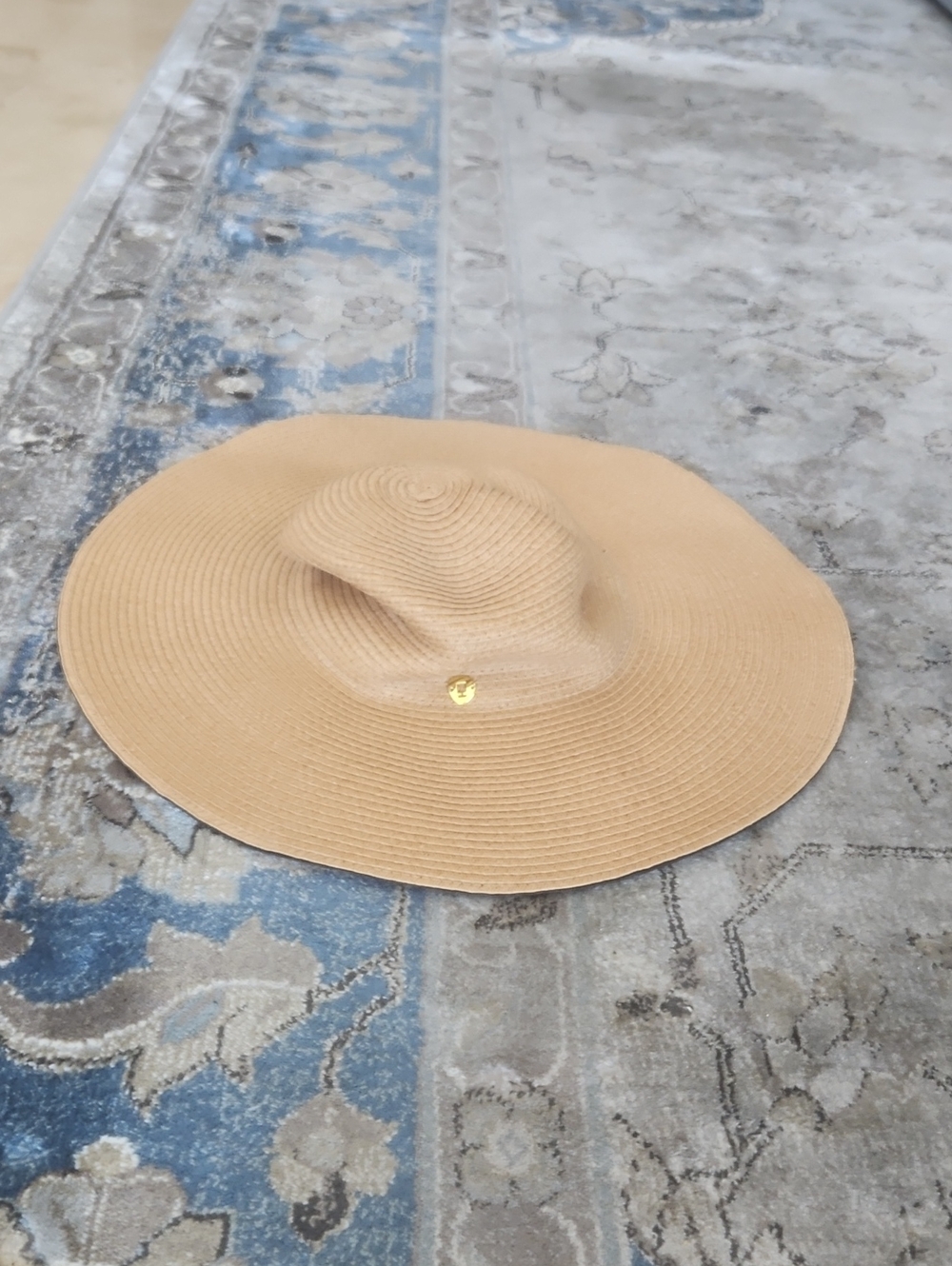 D&Y Wide Brim Sun Hat in Tan